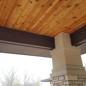 siding installation Naperville wooden ceiling